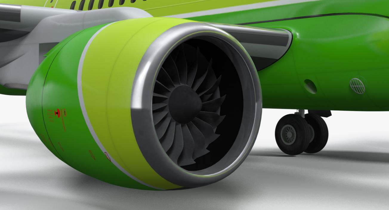 MC 21 S7 Airlines Rigged 3D model