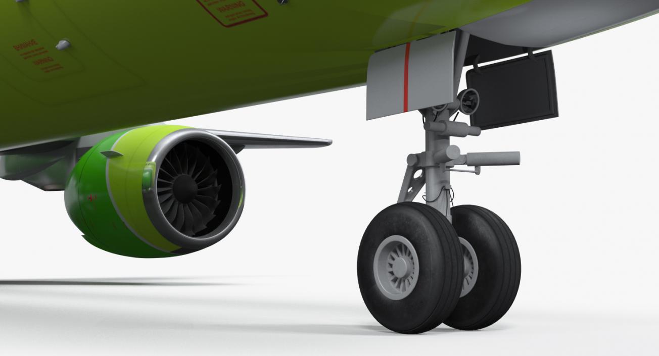 MC 21 S7 Airlines Rigged 3D model