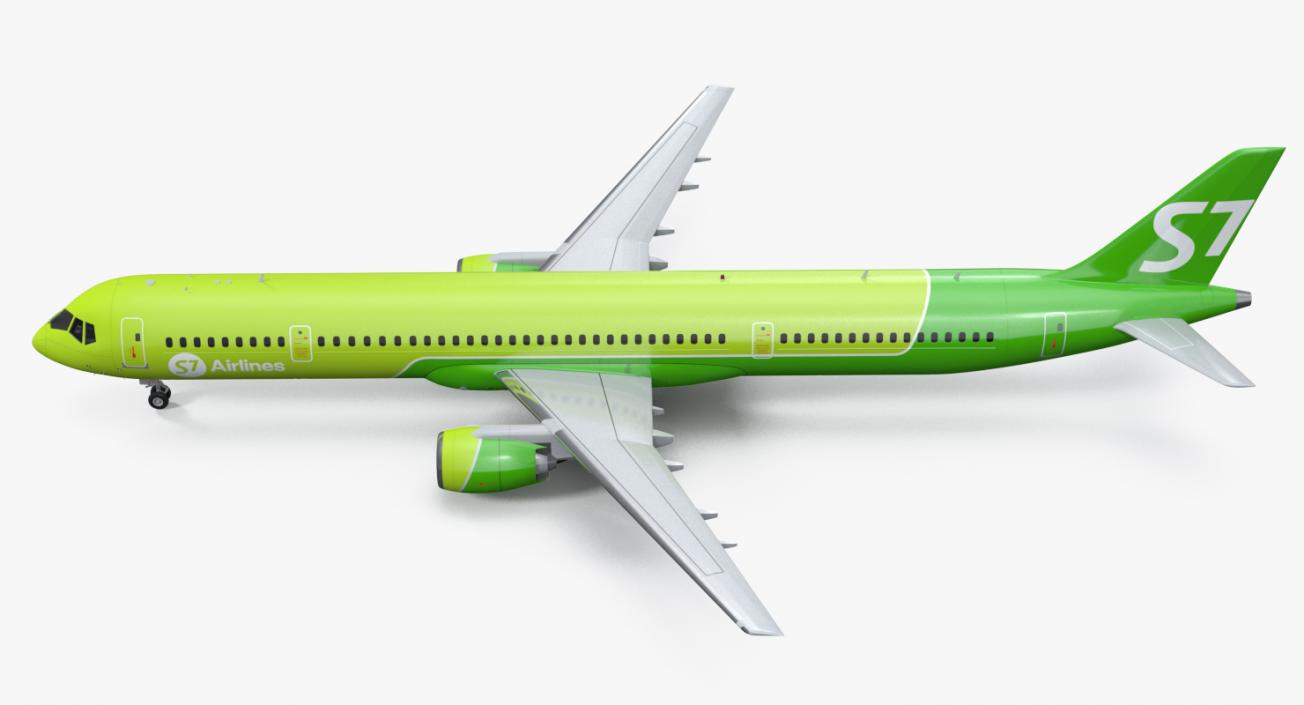 MC 21 S7 Airlines Rigged 3D model