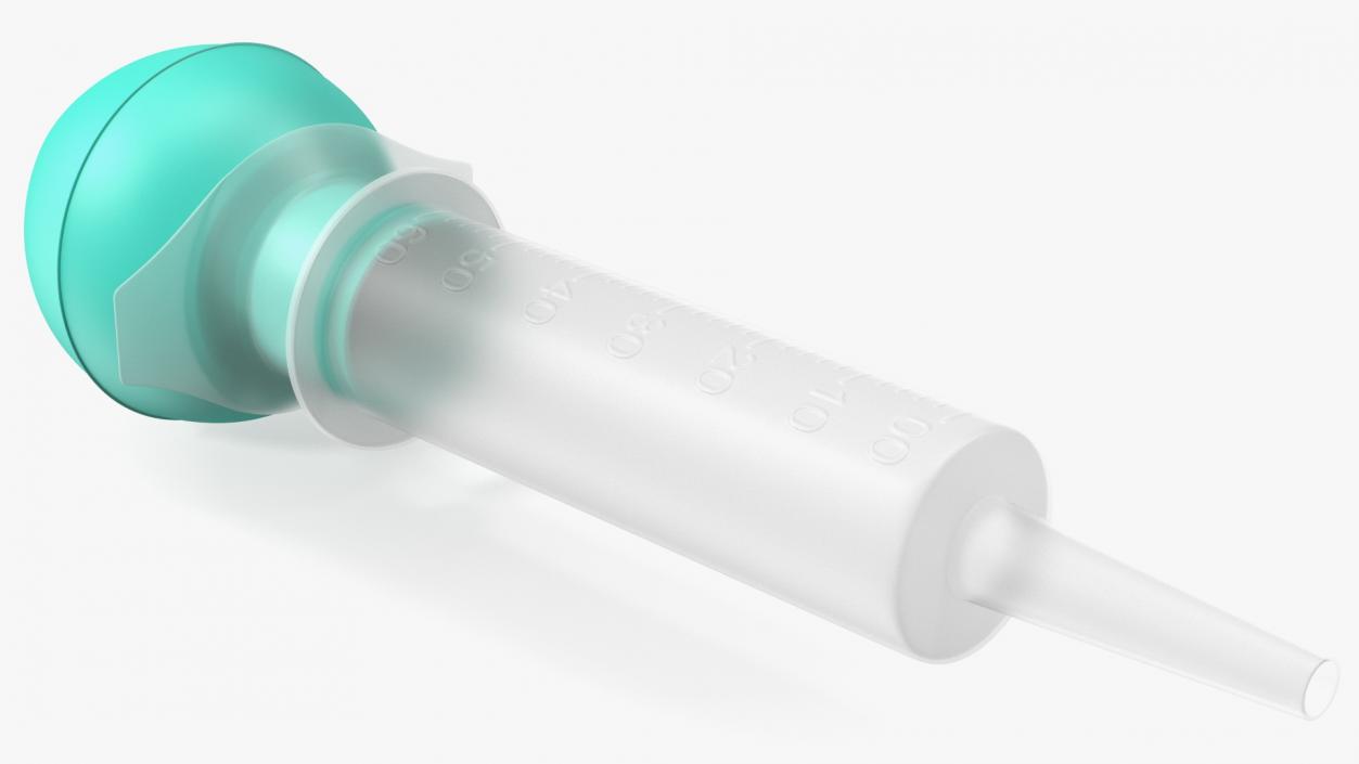 3D Irrigation Bulb Syringe model