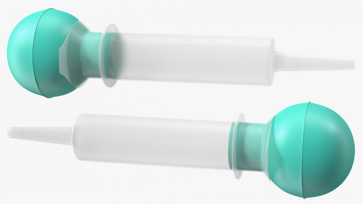 3D Irrigation Bulb Syringe model