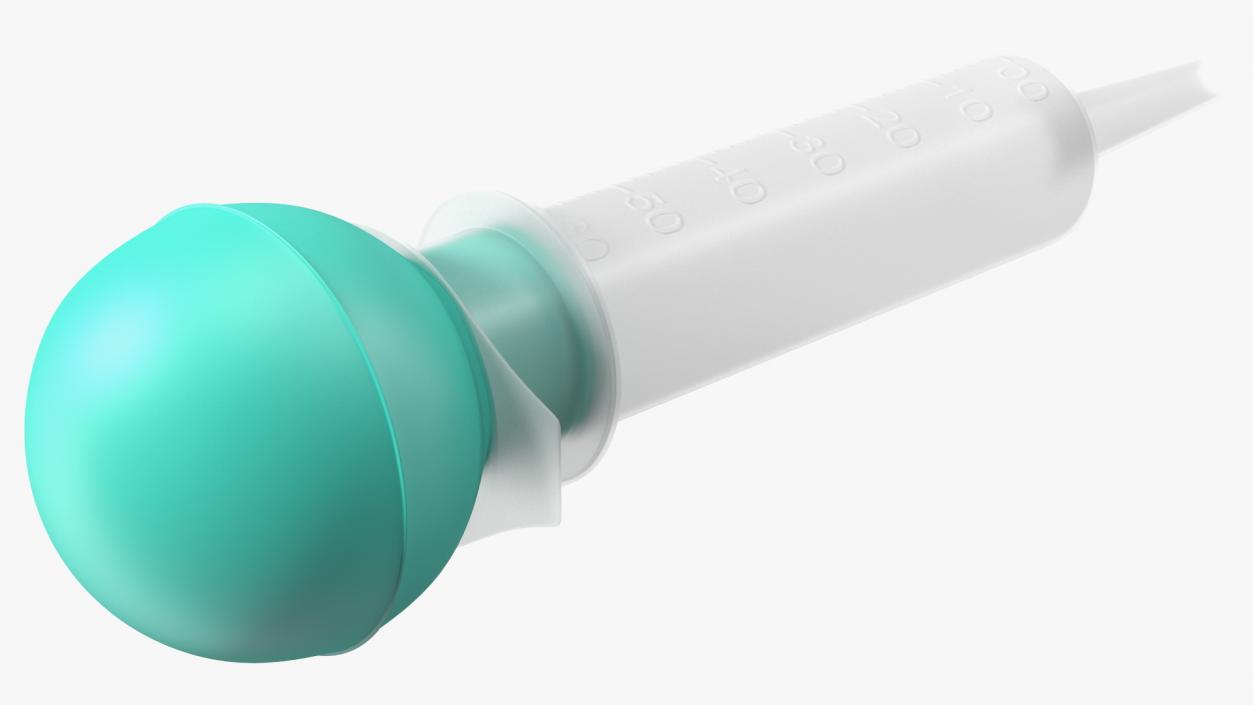 3D Irrigation Bulb Syringe model