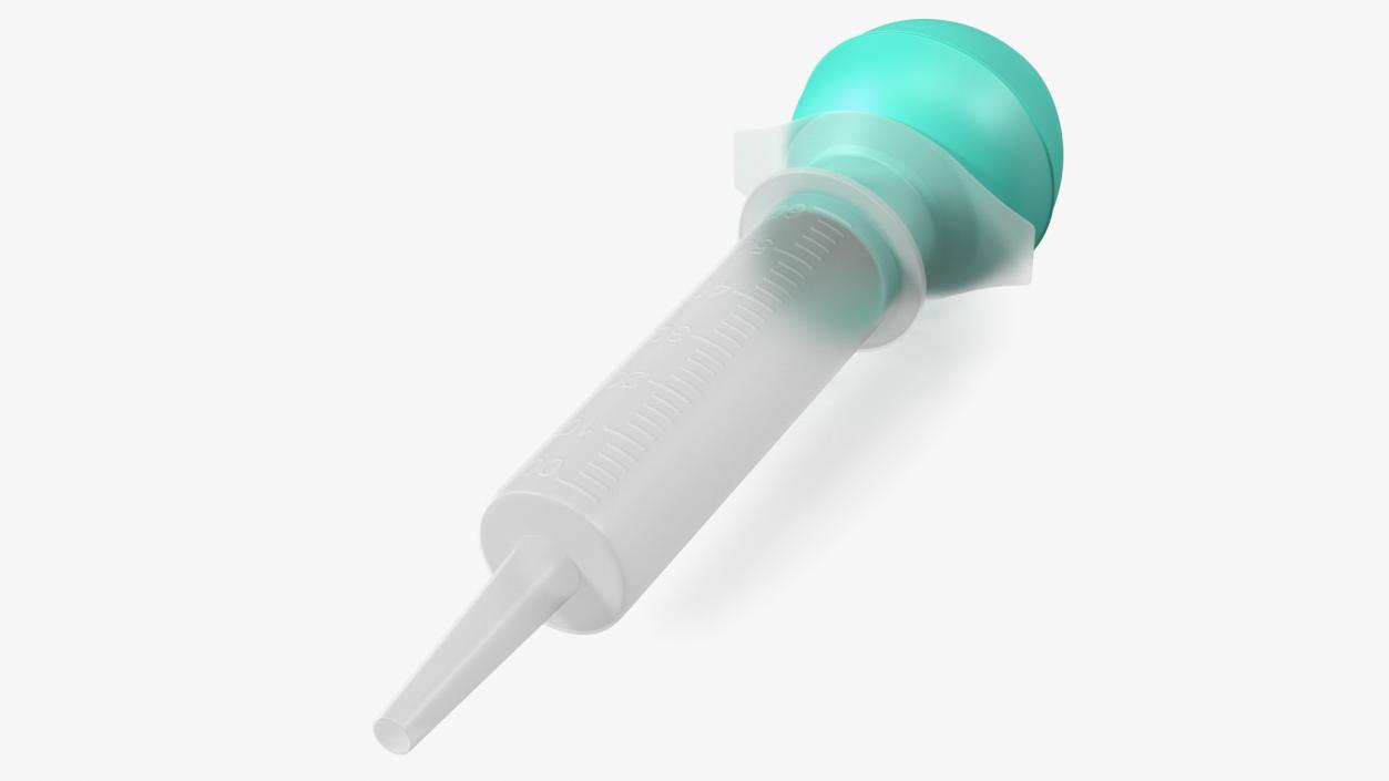 3D Irrigation Bulb Syringe model