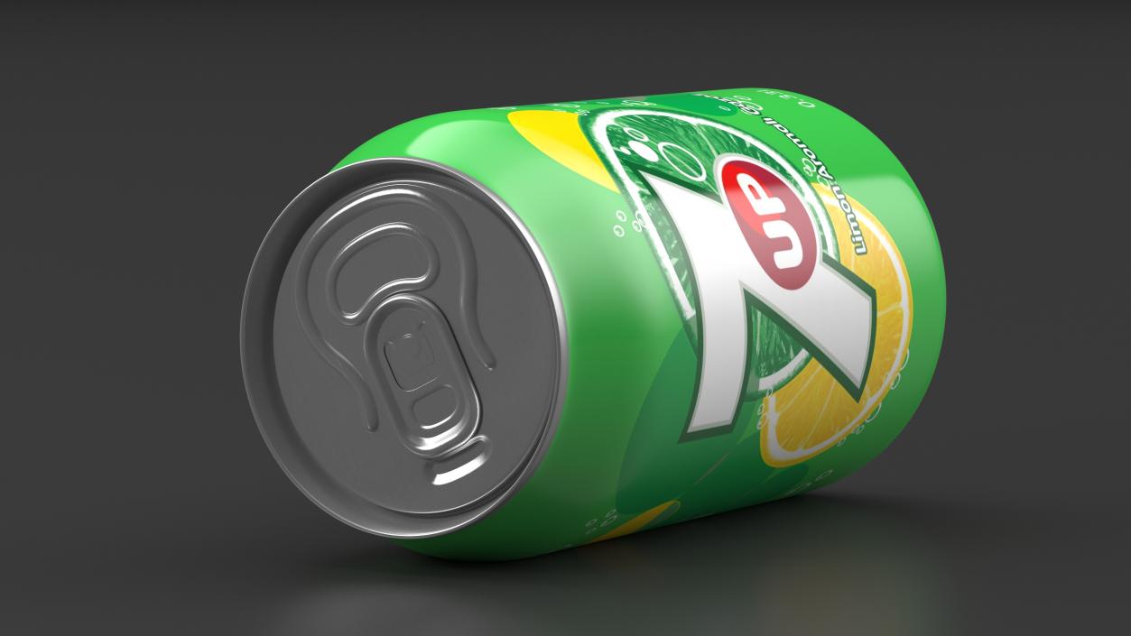 Soft Drink 7UP 033l 3D model