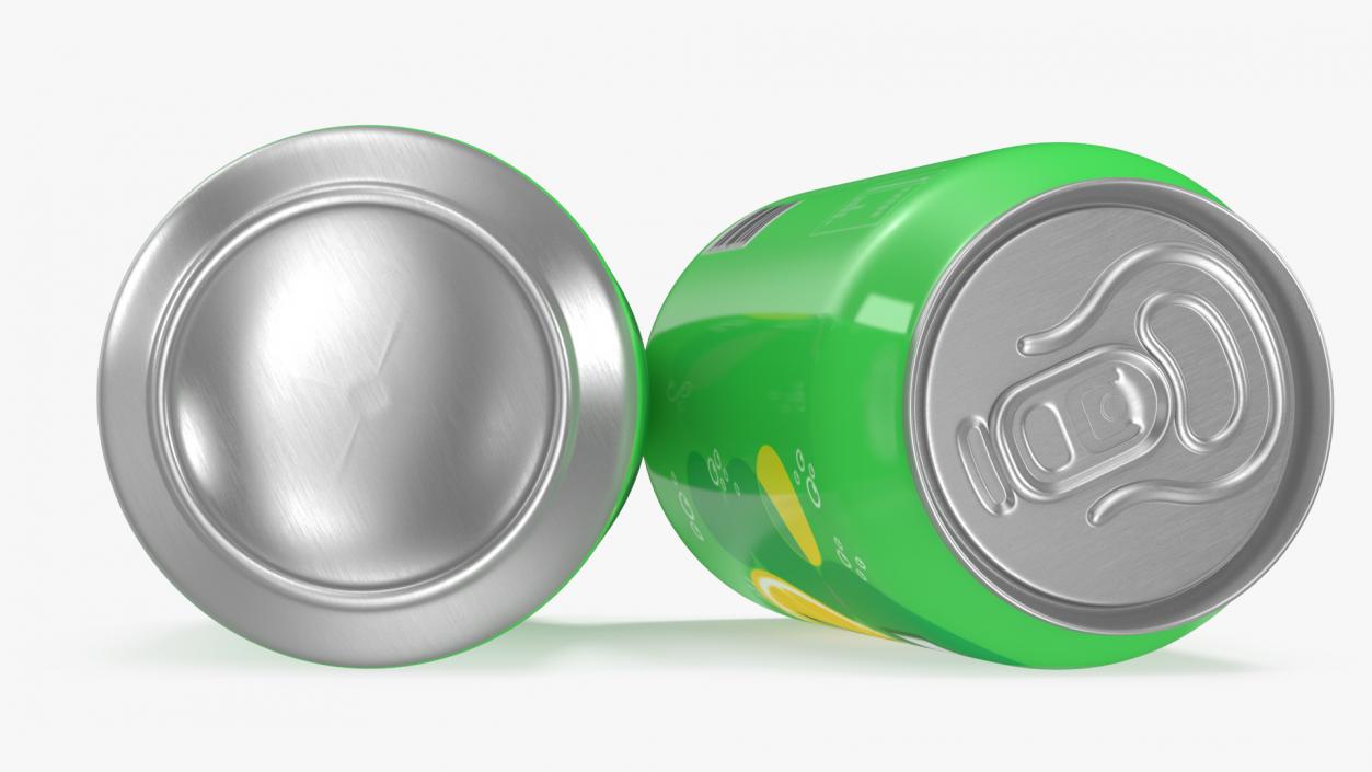 Soft Drink 7UP 033l 3D model