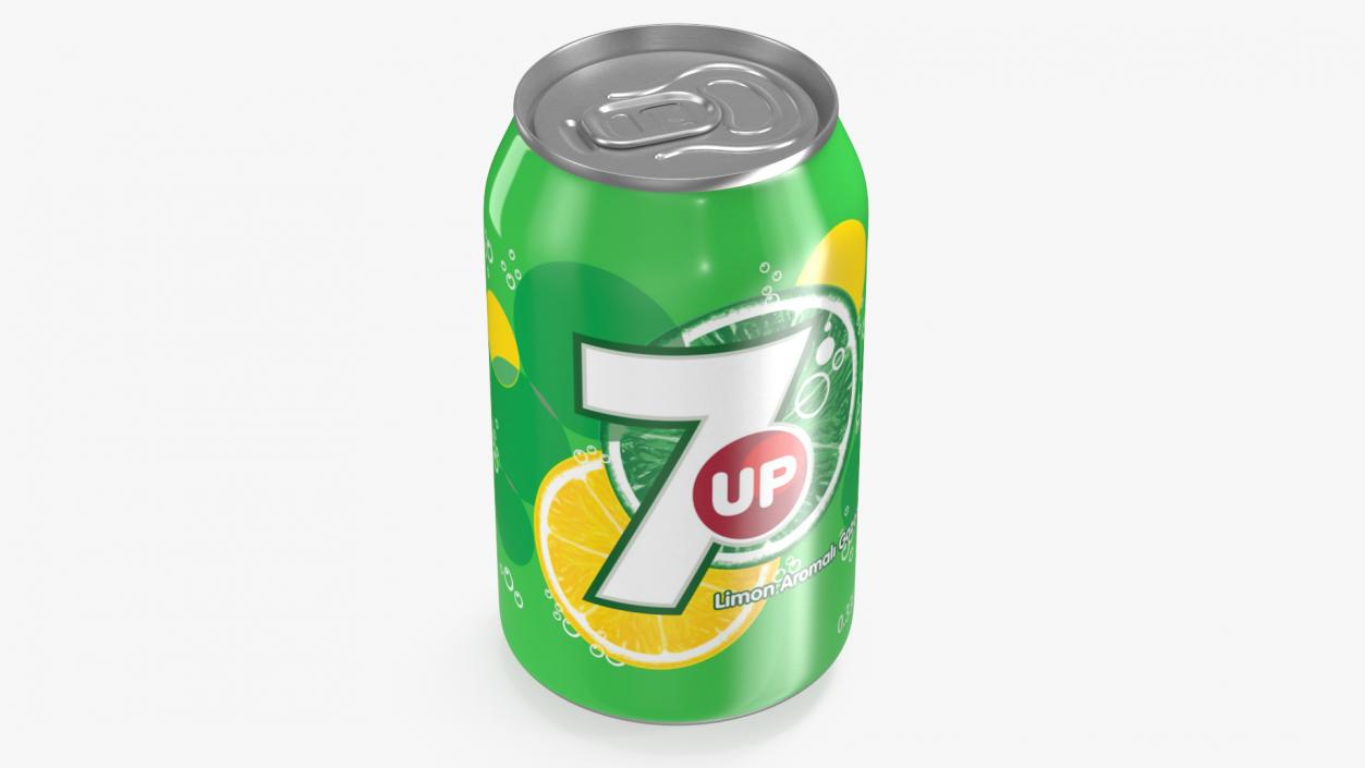 Soft Drink 7UP 033l 3D model