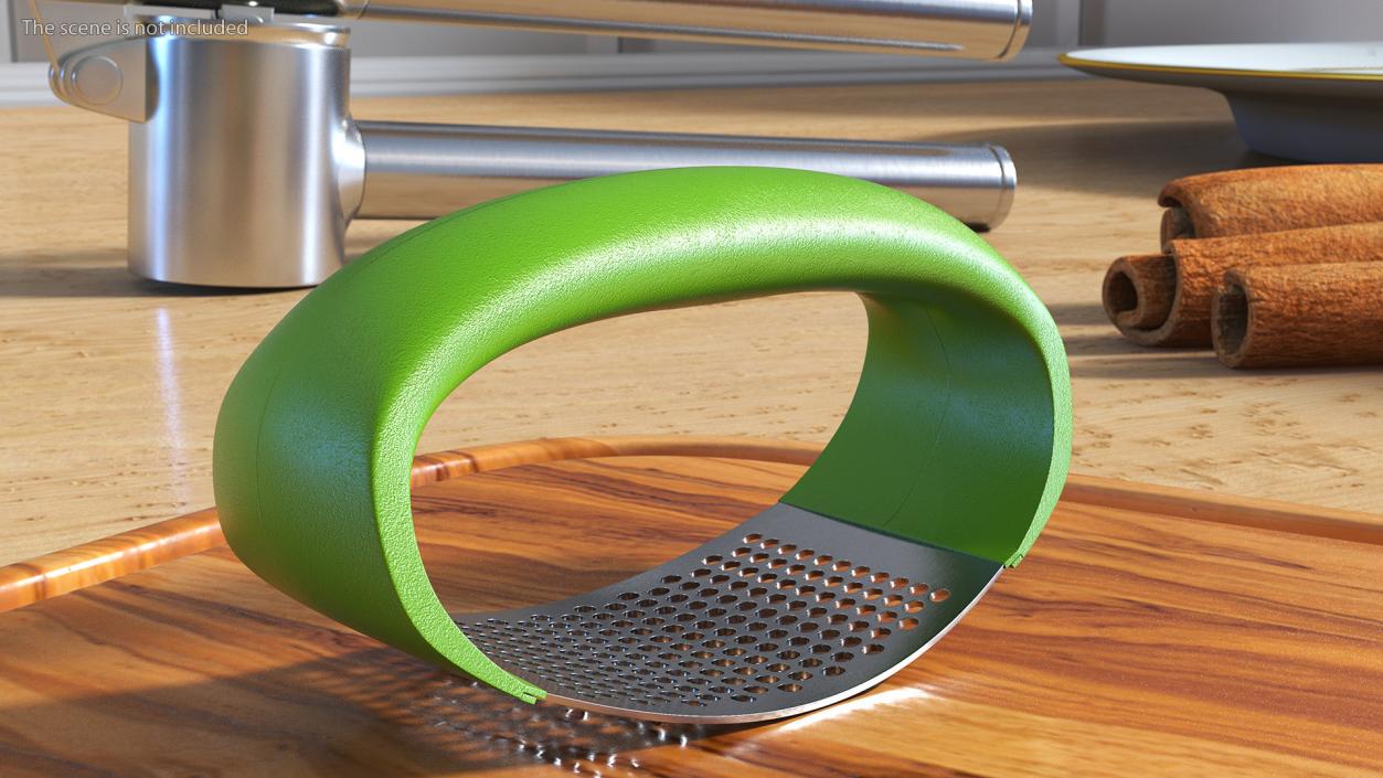 3D Garlic Press Rocker Light Green