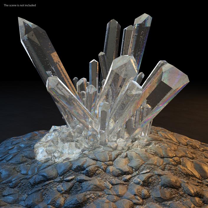 3D model Mineral Quartz Collection