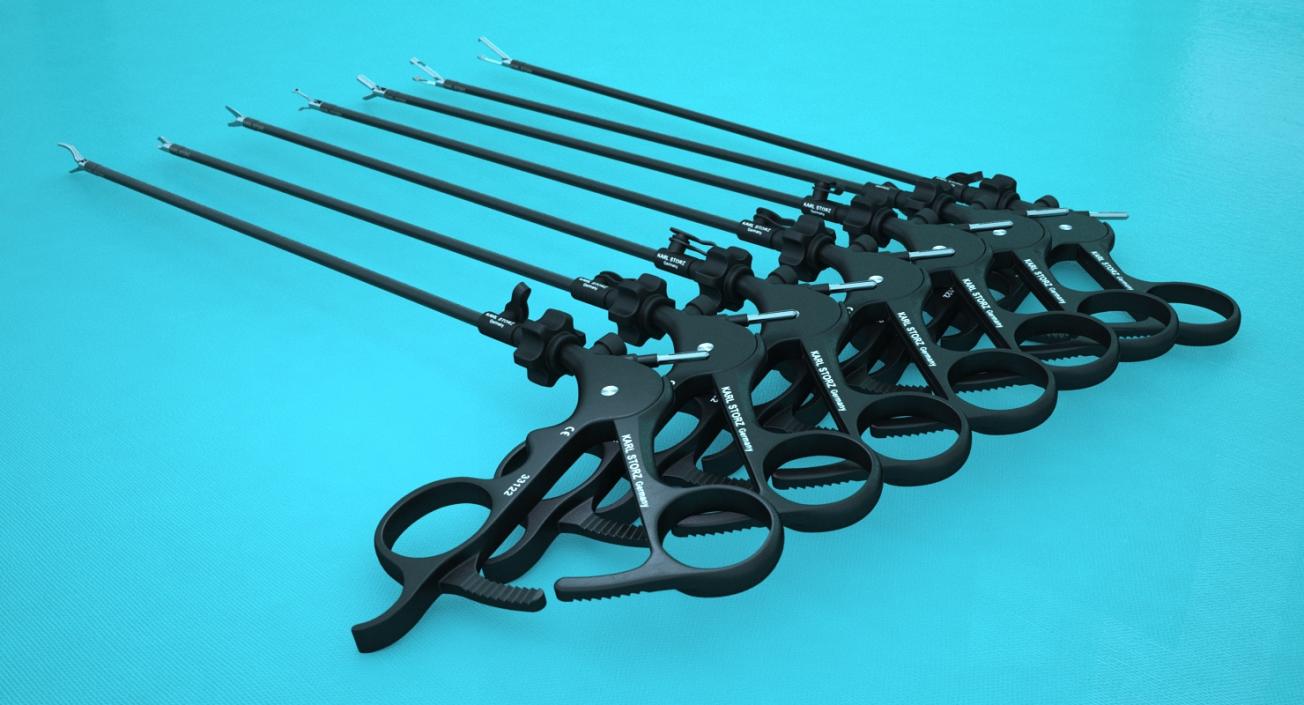 3D Surgical Medical Instruments Collection 2