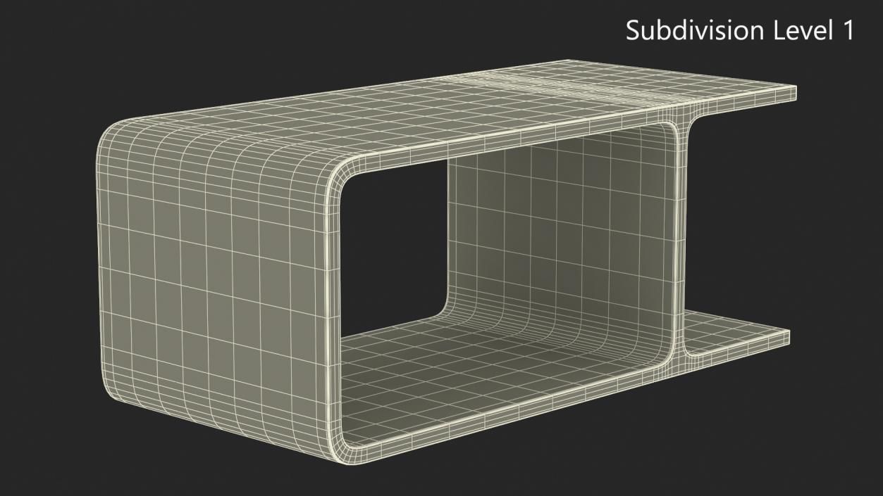 Contemporary Bedside Table for 3D Print 3D model