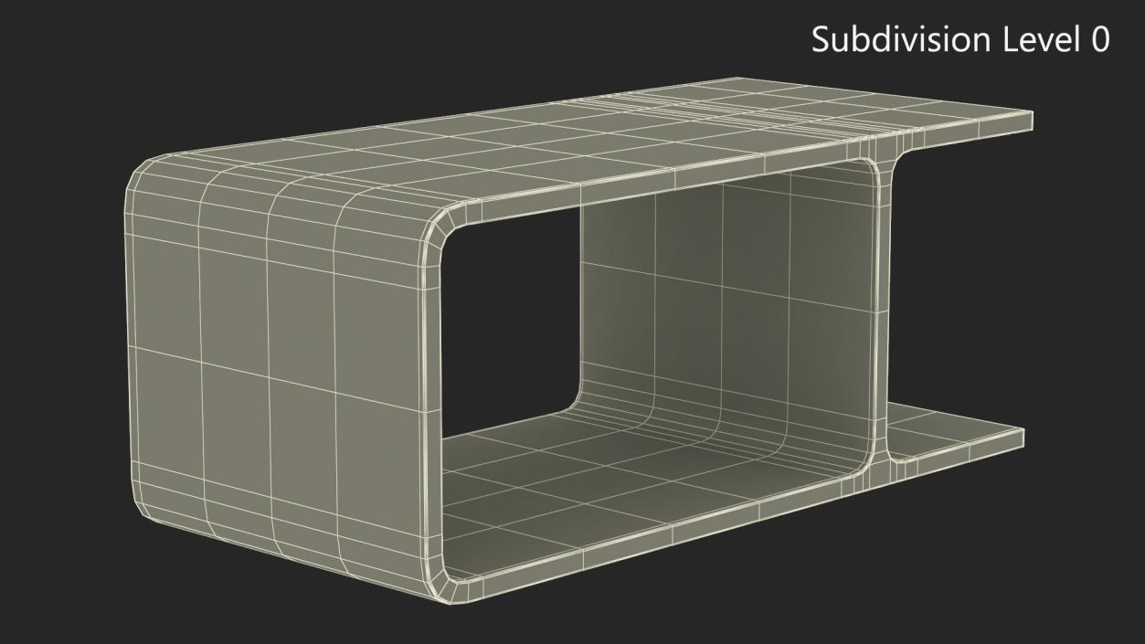 Contemporary Bedside Table for 3D Print 3D model