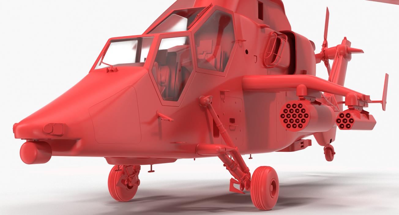 3D Eurocopter Tigre Spanish Army Rigged