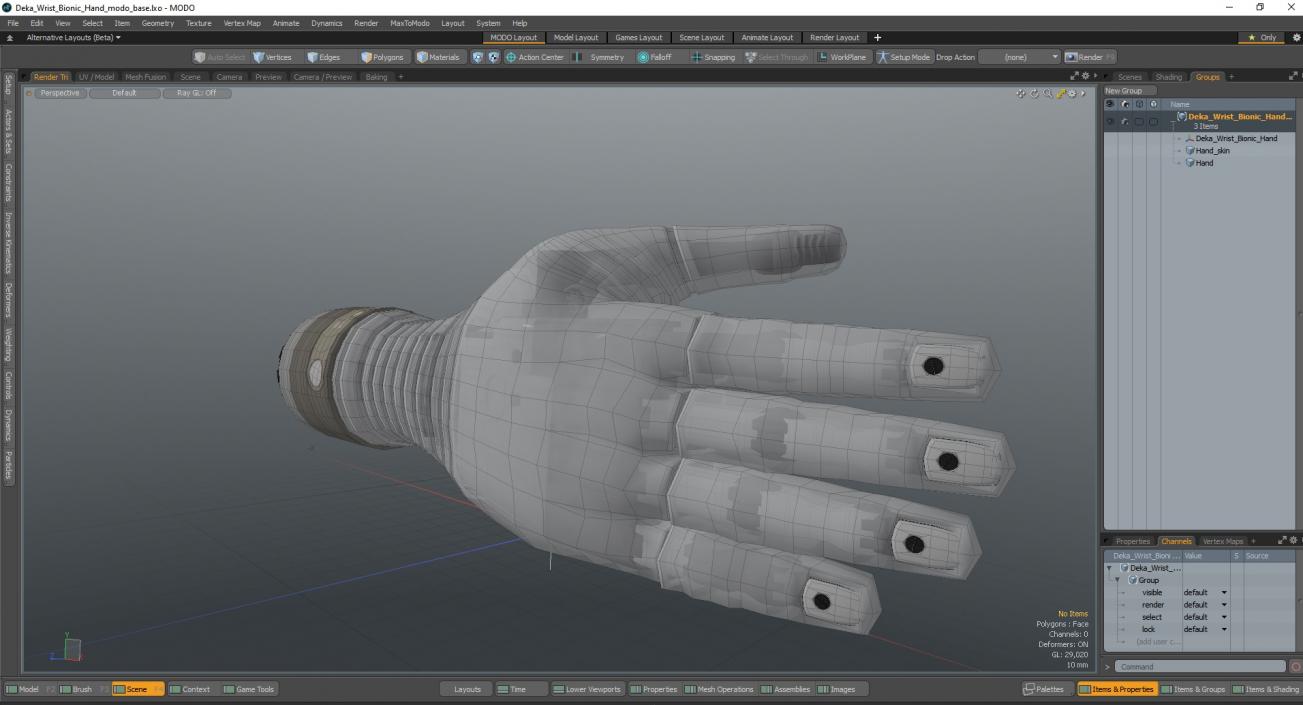 Deka Wrist Bionic Hand 3D