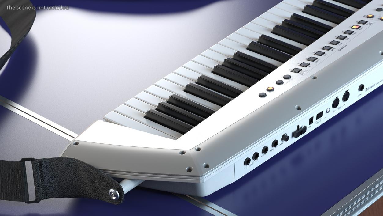 Roland AX Edge Keytar White 3D