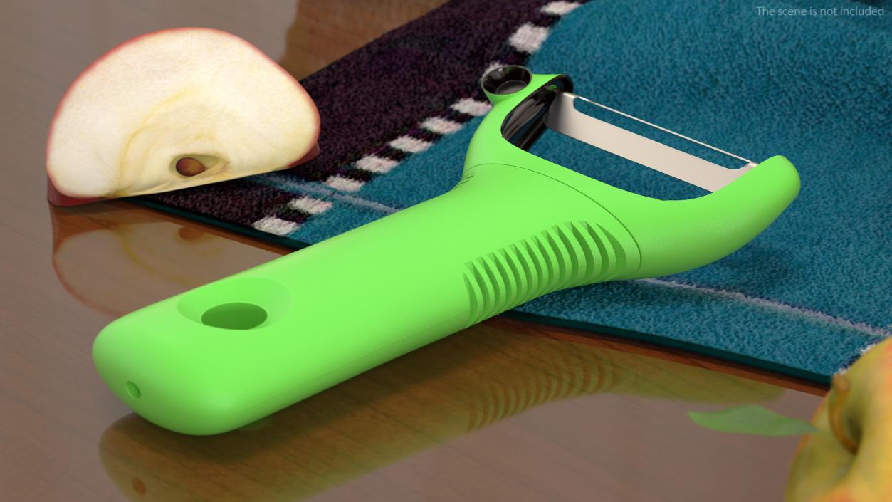 3D Y-Shaped Peeler Green