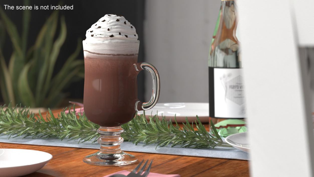 Irish Glass Hot Chocolates Collection 2 3D model