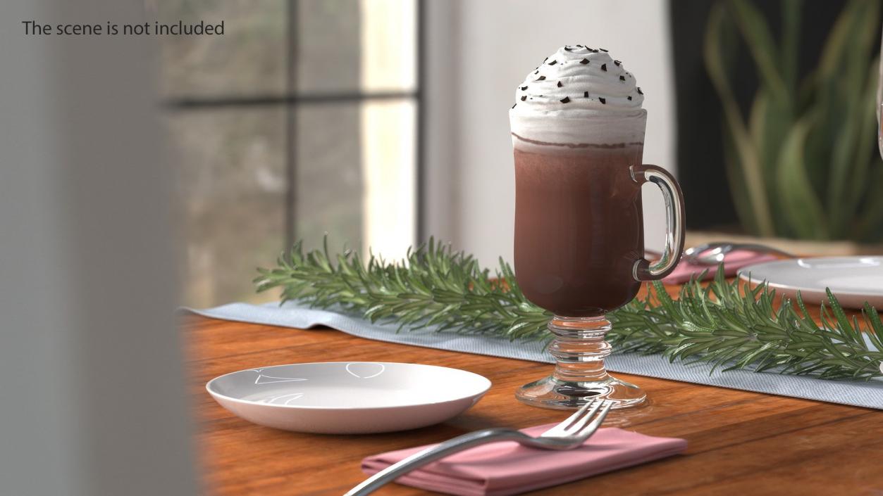 Irish Glass Hot Chocolates Collection 2 3D model