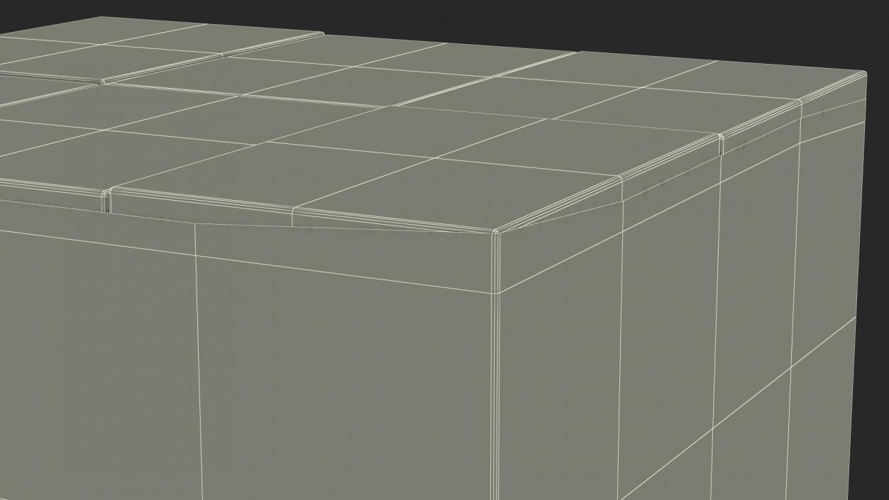 Carton Boxes Wrapped in Stretch Film(1) 3D model