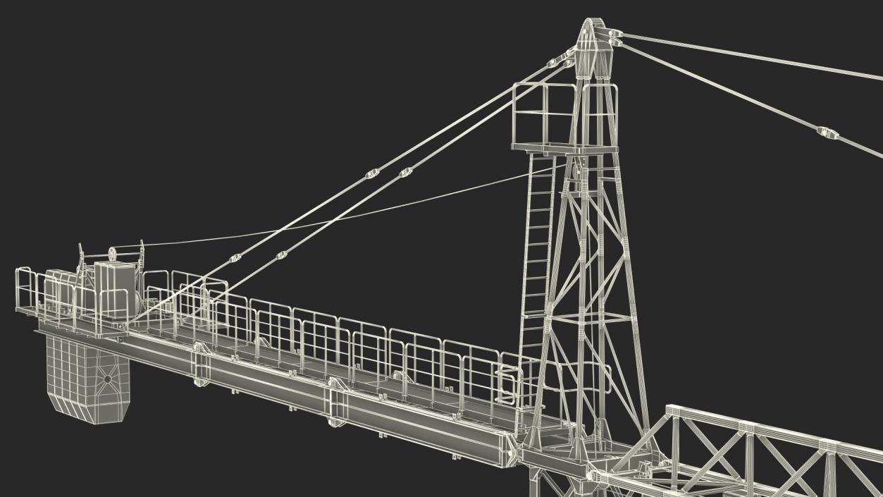 Construction Tower Crane 3D model