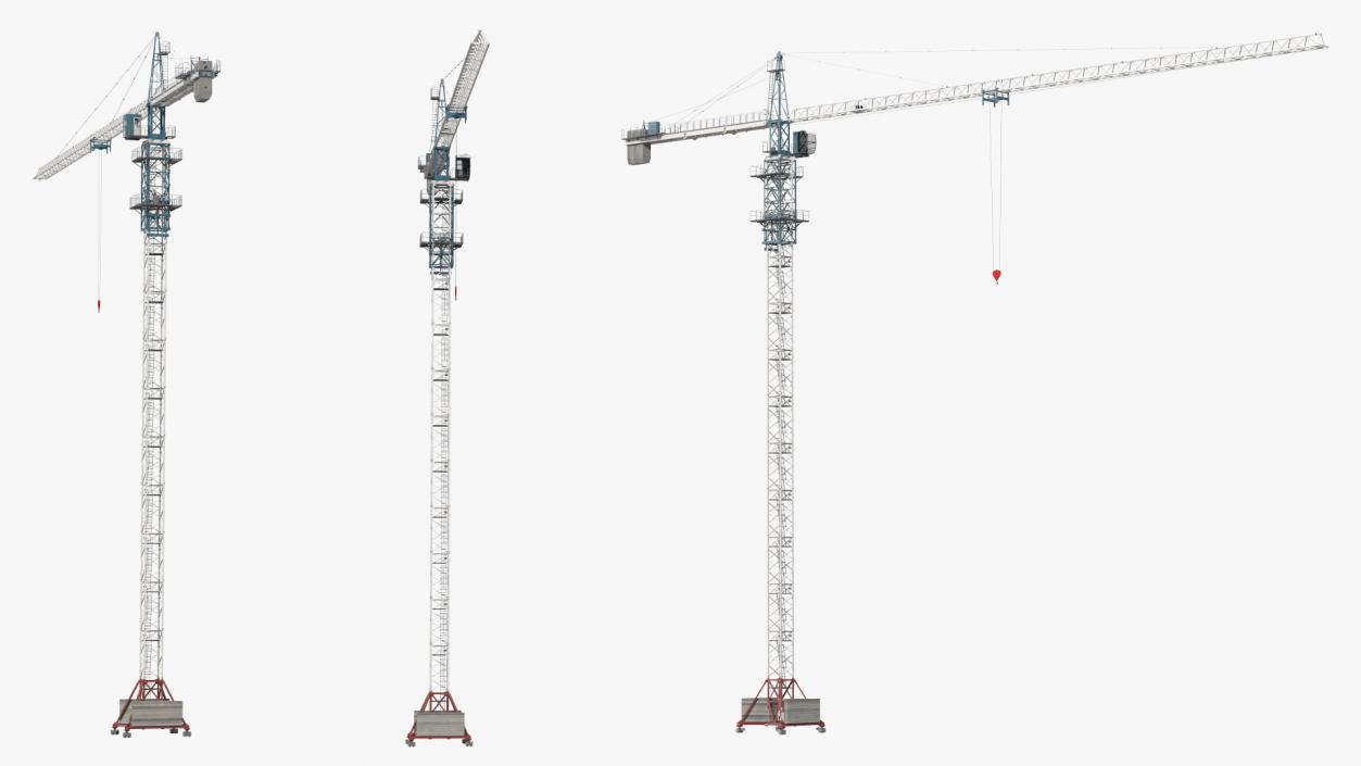 Construction Tower Crane 3D model