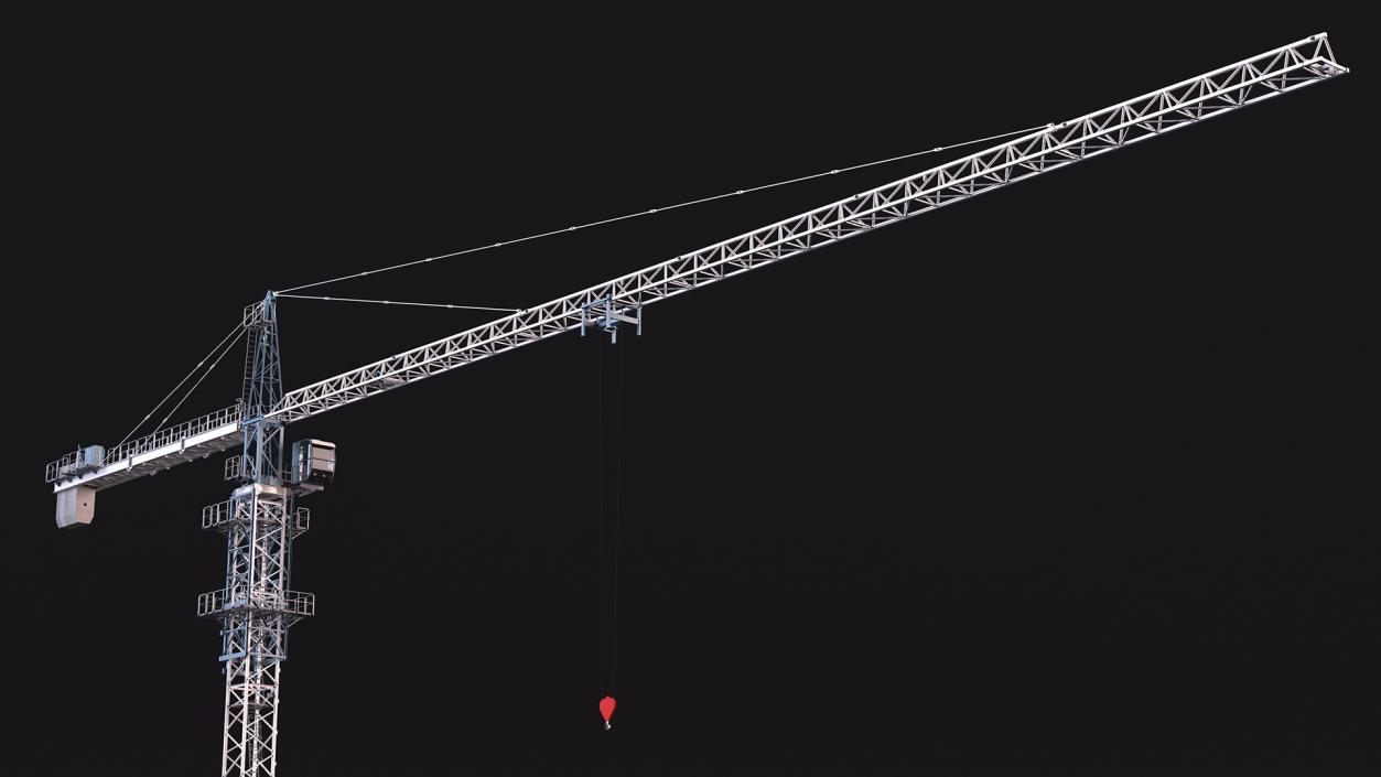 Construction Tower Crane 3D model