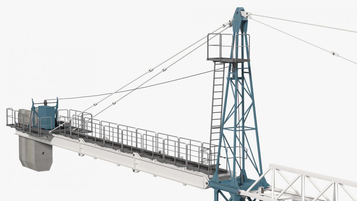 Construction Tower Crane 3D model