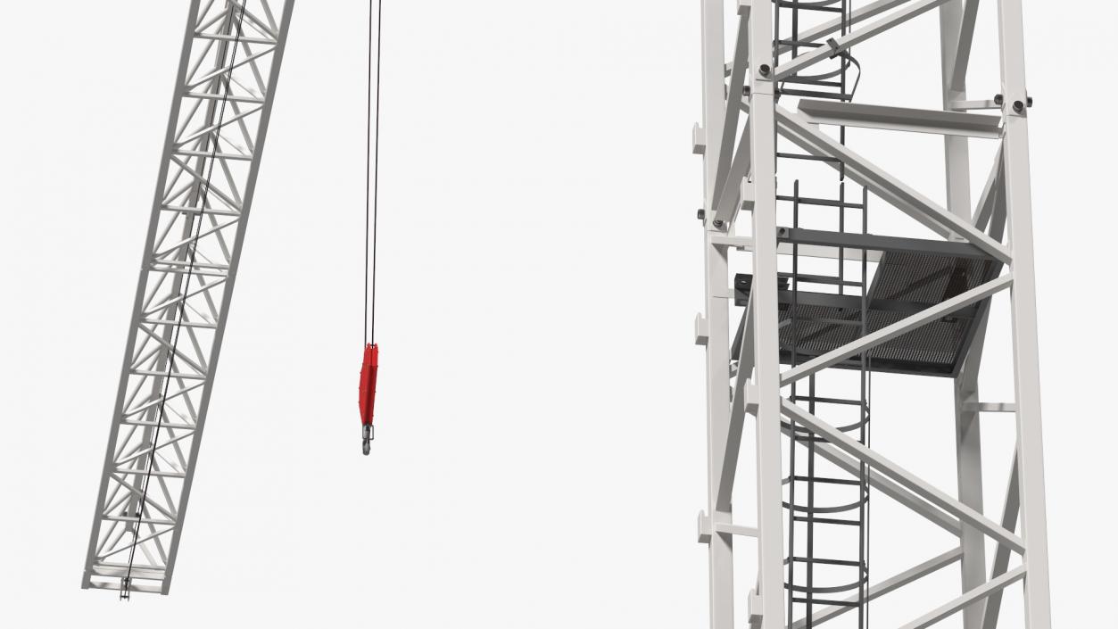 Construction Tower Crane 3D model