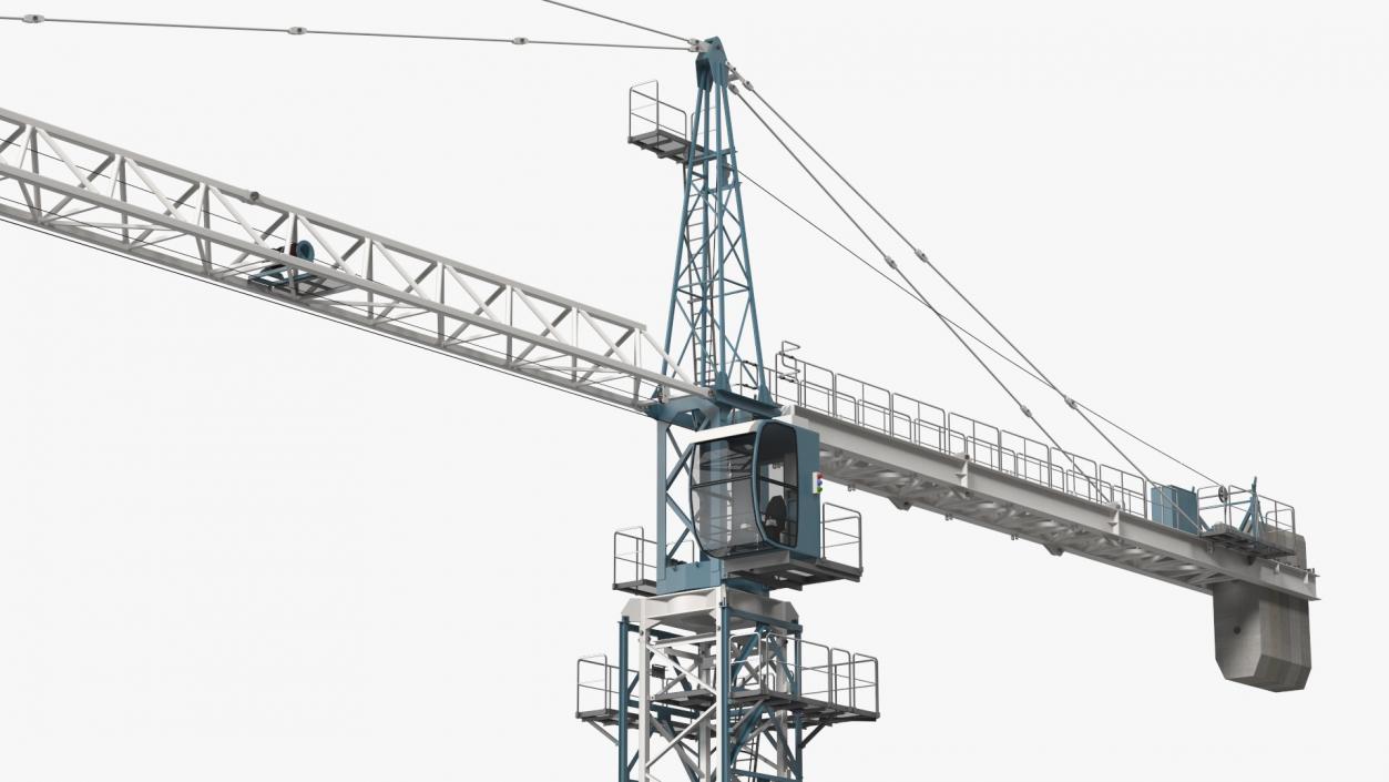 Construction Tower Crane 3D model