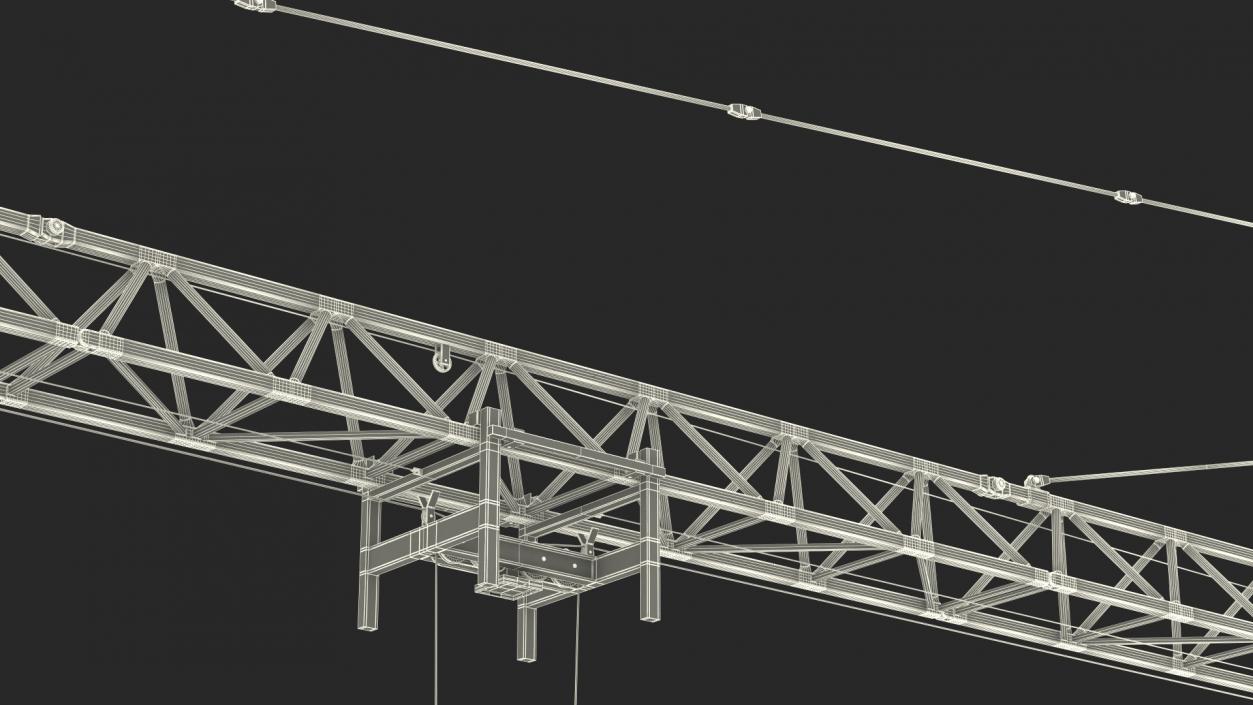 Construction Tower Crane 3D model