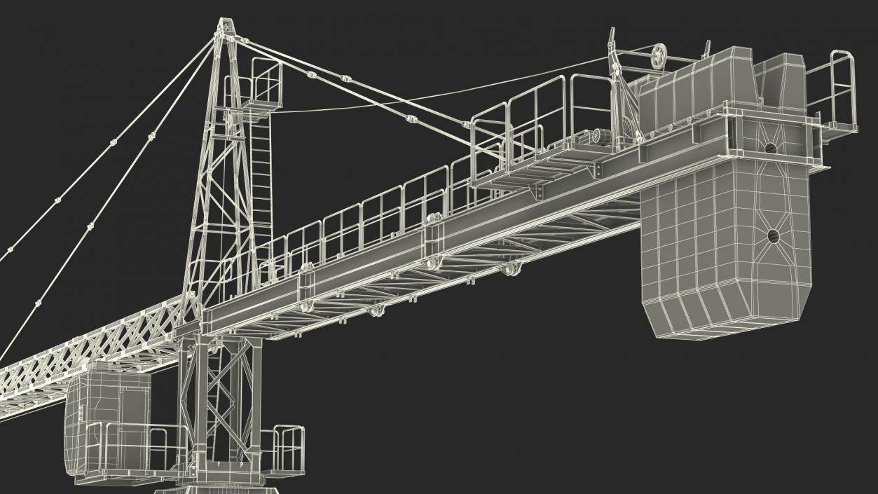 Construction Tower Crane 3D model