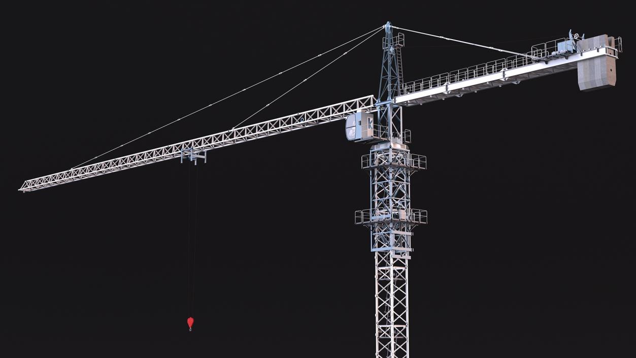 Construction Tower Crane 3D model