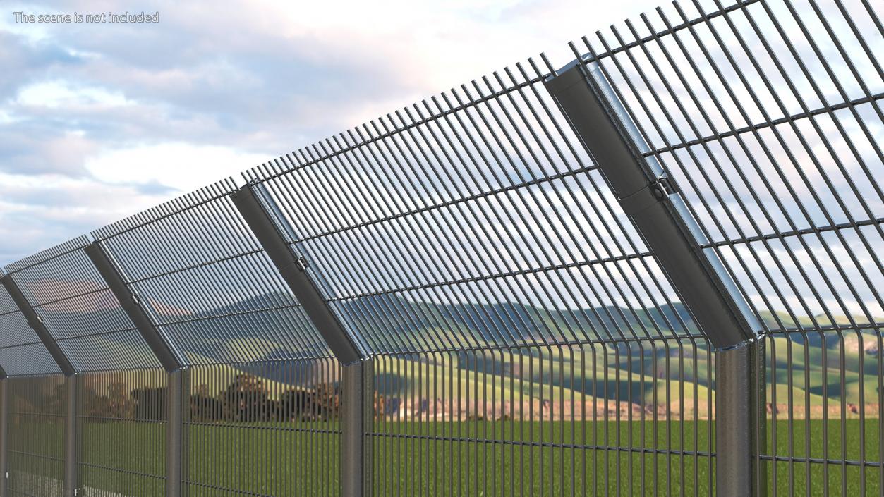 3D model Mesh Fence