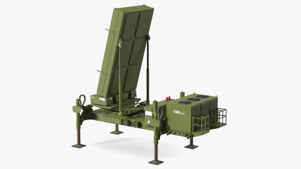 3D ELTA ELM 2084 Multi Mission Radar model