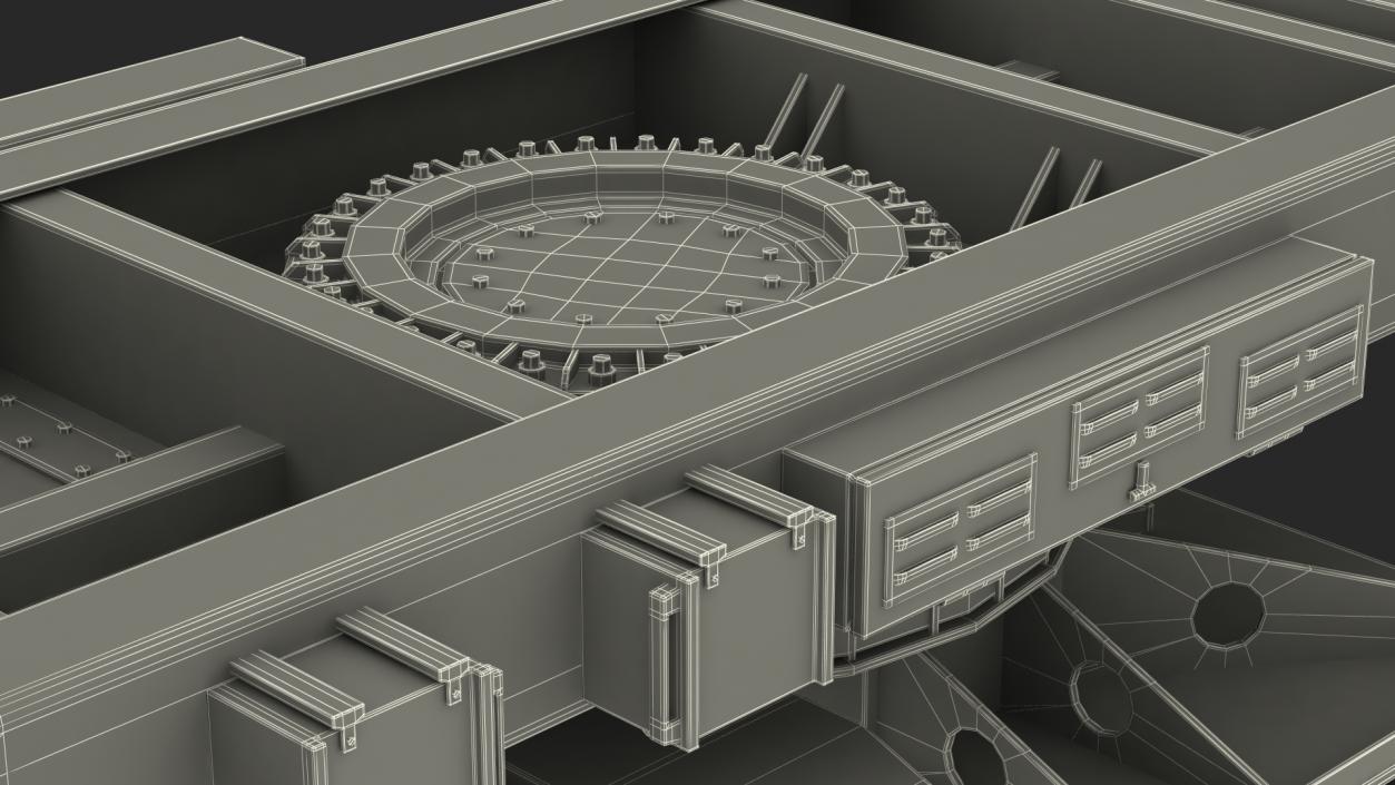 3D ELTA ELM 2084 Multi Mission Radar model