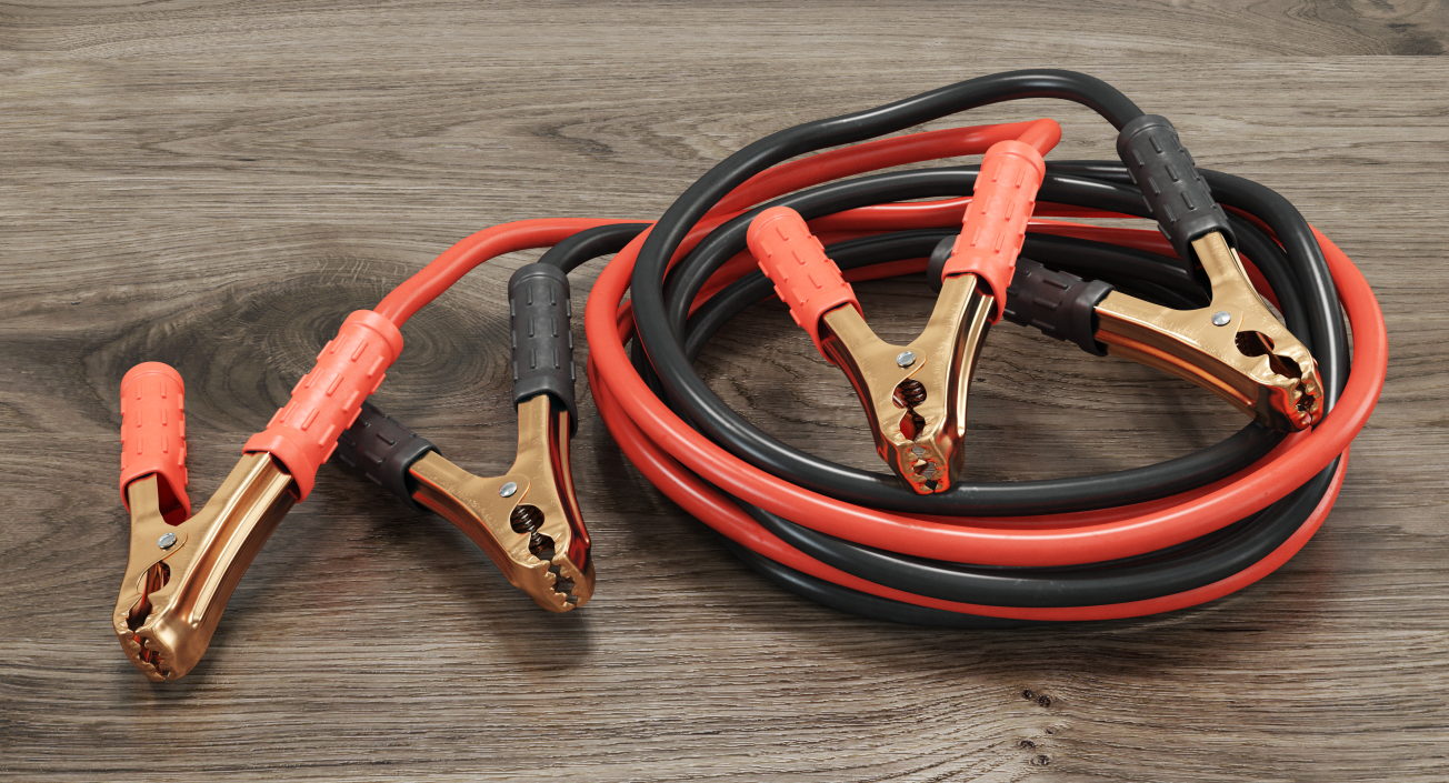 3D Heavy Duty Four Gauge Booster Cables