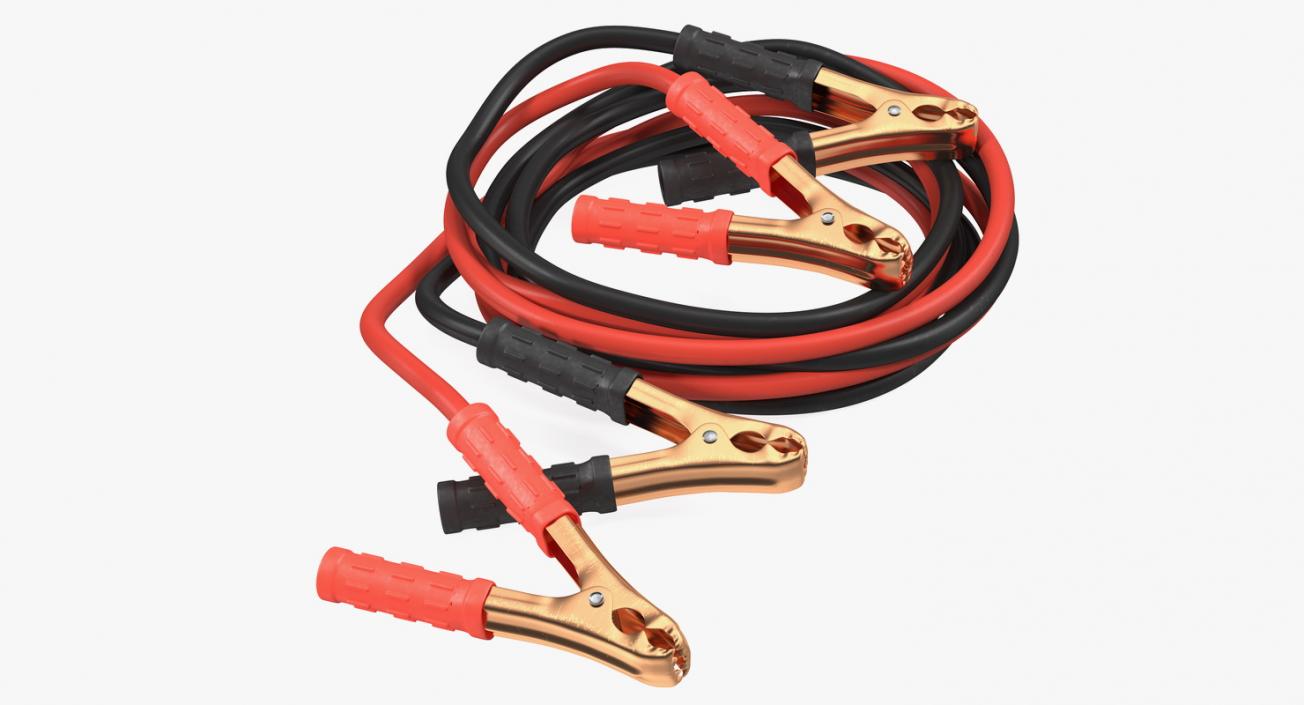 3D Heavy Duty Four Gauge Booster Cables