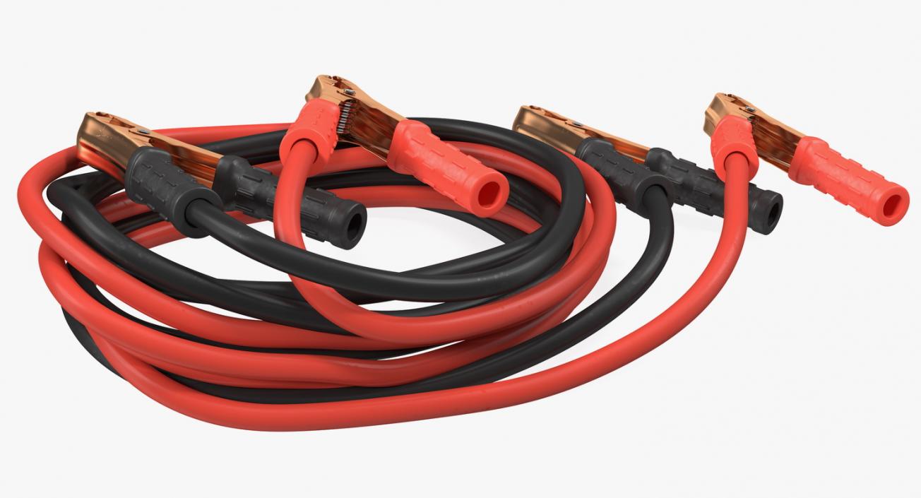 3D Heavy Duty Four Gauge Booster Cables