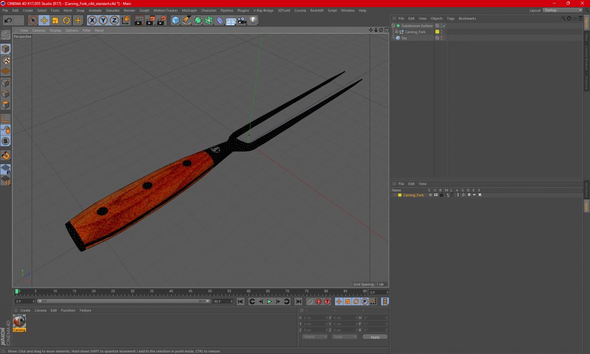 Carving Fork 3D