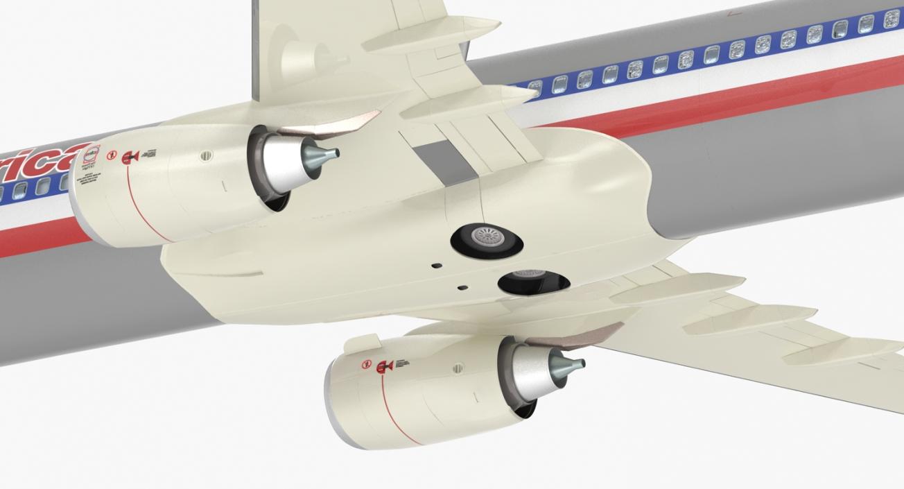 3D Boeing 737-800 with Interior American Airlines