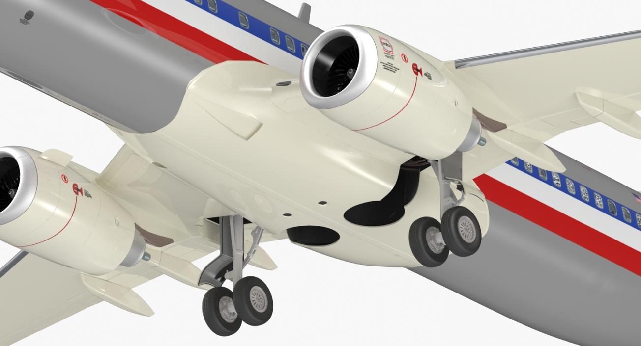 3D Boeing 737-800 with Interior American Airlines