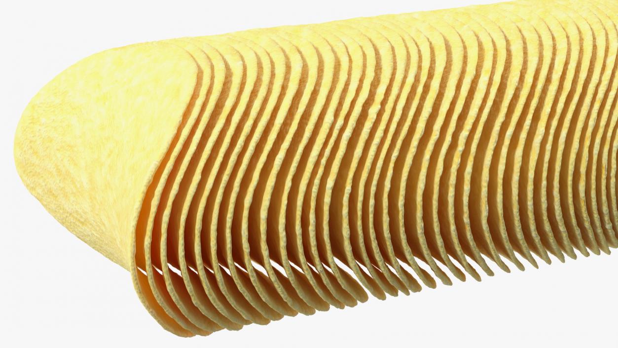 3D model Open Tube of Potato Chips