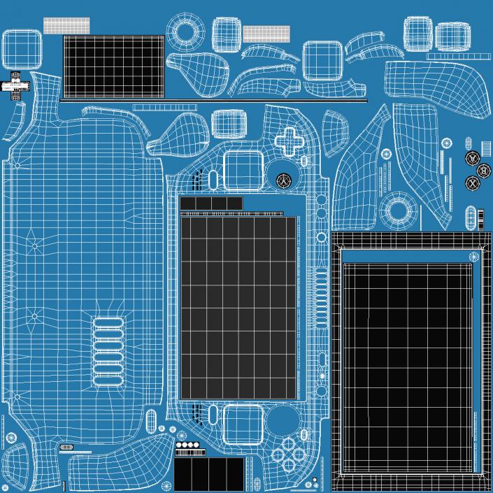 Handheld Gaming Computer 3D model