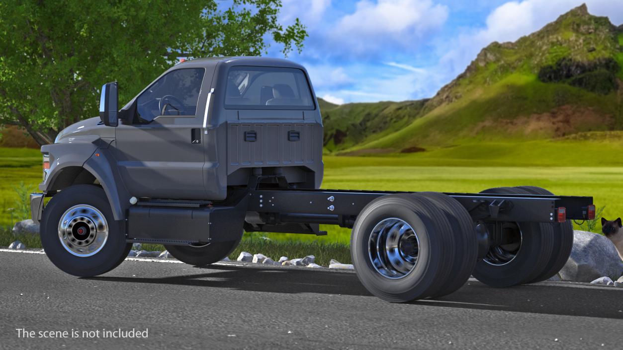 3D model Truck Chassis 2