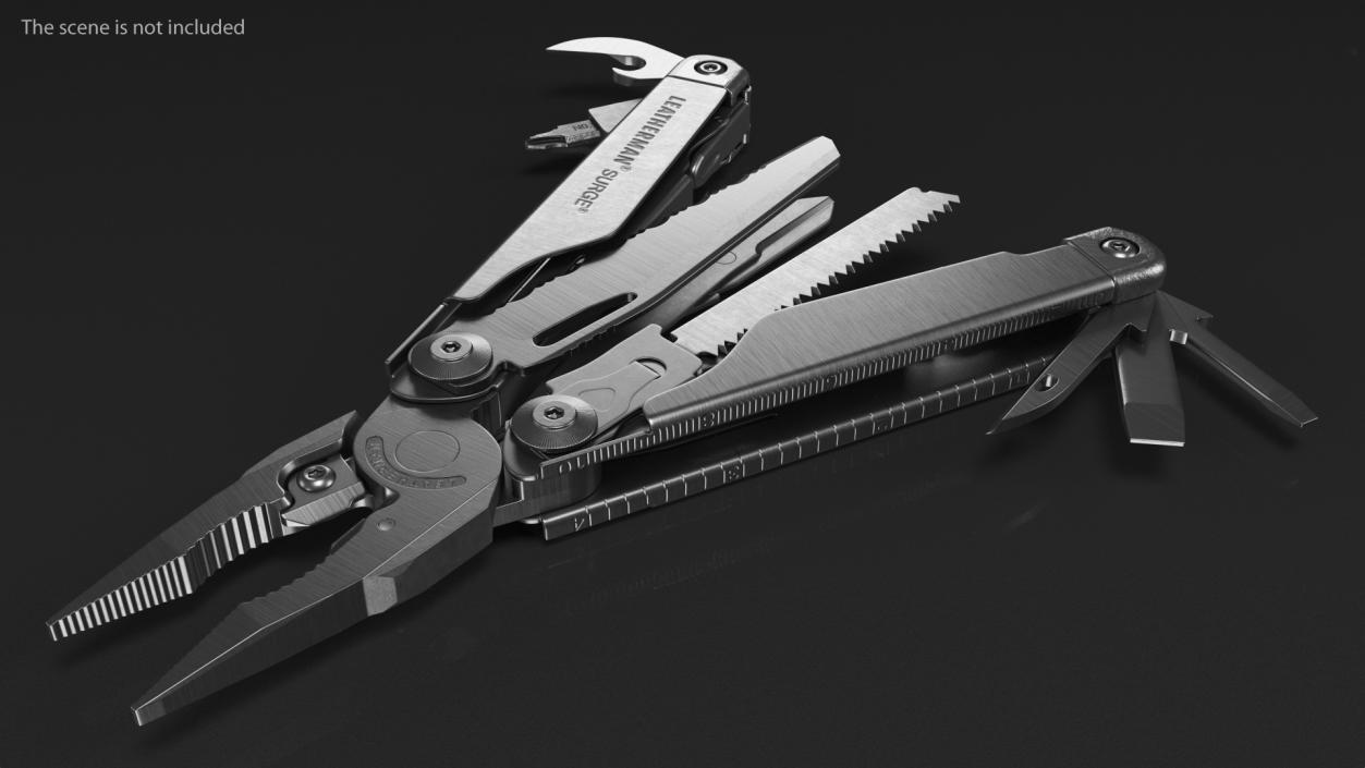 Leatherman Surge Multitool Black Closed 3D model