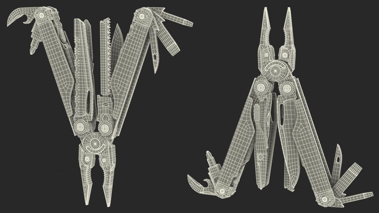 Leatherman Surge Multitool Black Closed 3D model