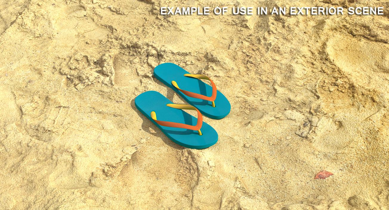 3D model Flip Flops