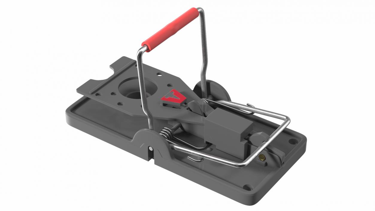 Victor Power Kill Mouse Trap Black 3D model