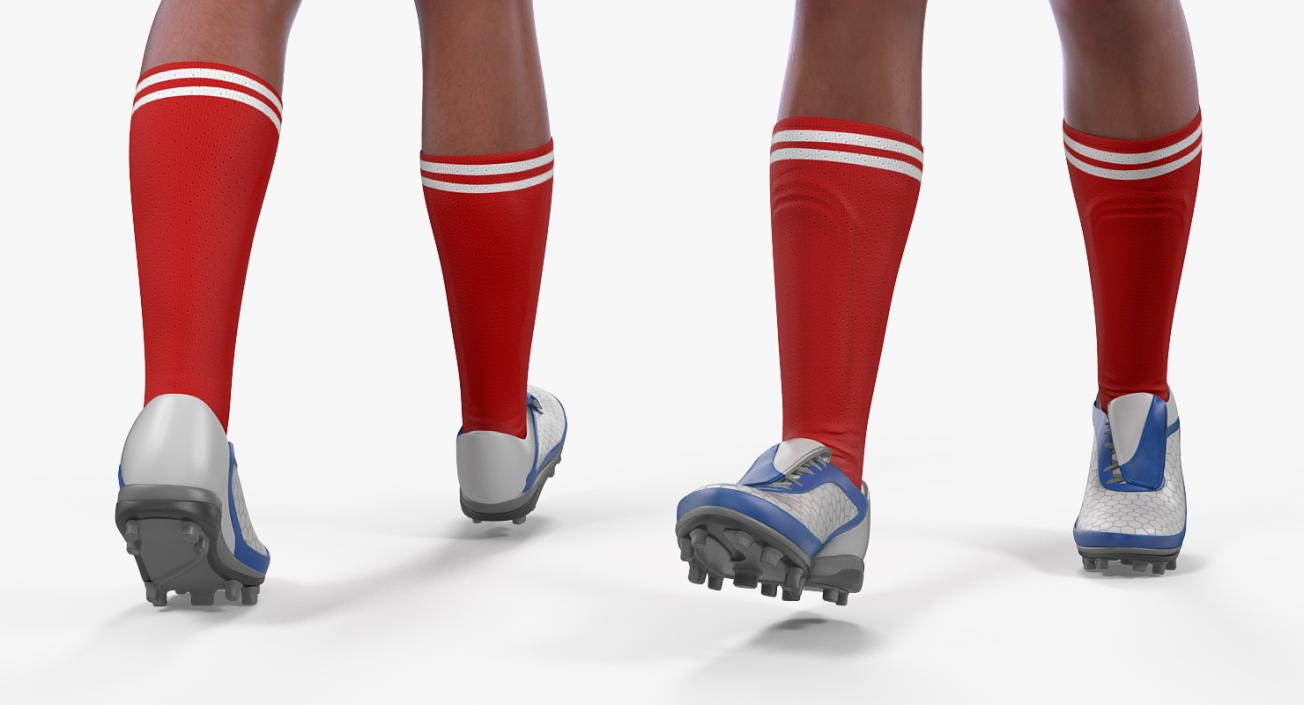 Soccer or Football Player Liverpool Rigged 3D