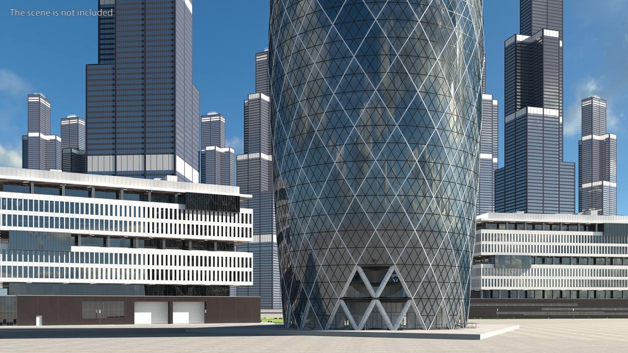 3D Commercial Skyscraper 30 St Mary Axe