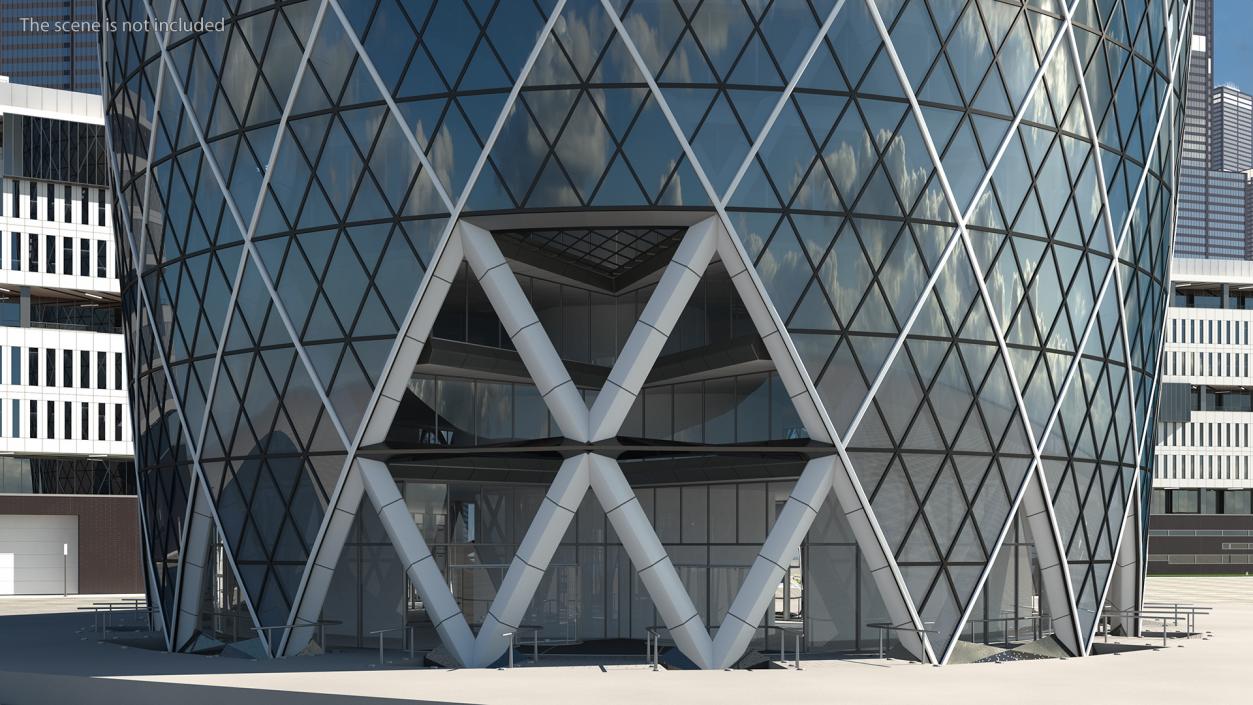 3D Commercial Skyscraper 30 St Mary Axe